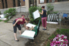 Projet d'art communautaire activiste ROUAGE avec l'Association des locataires de Villeray